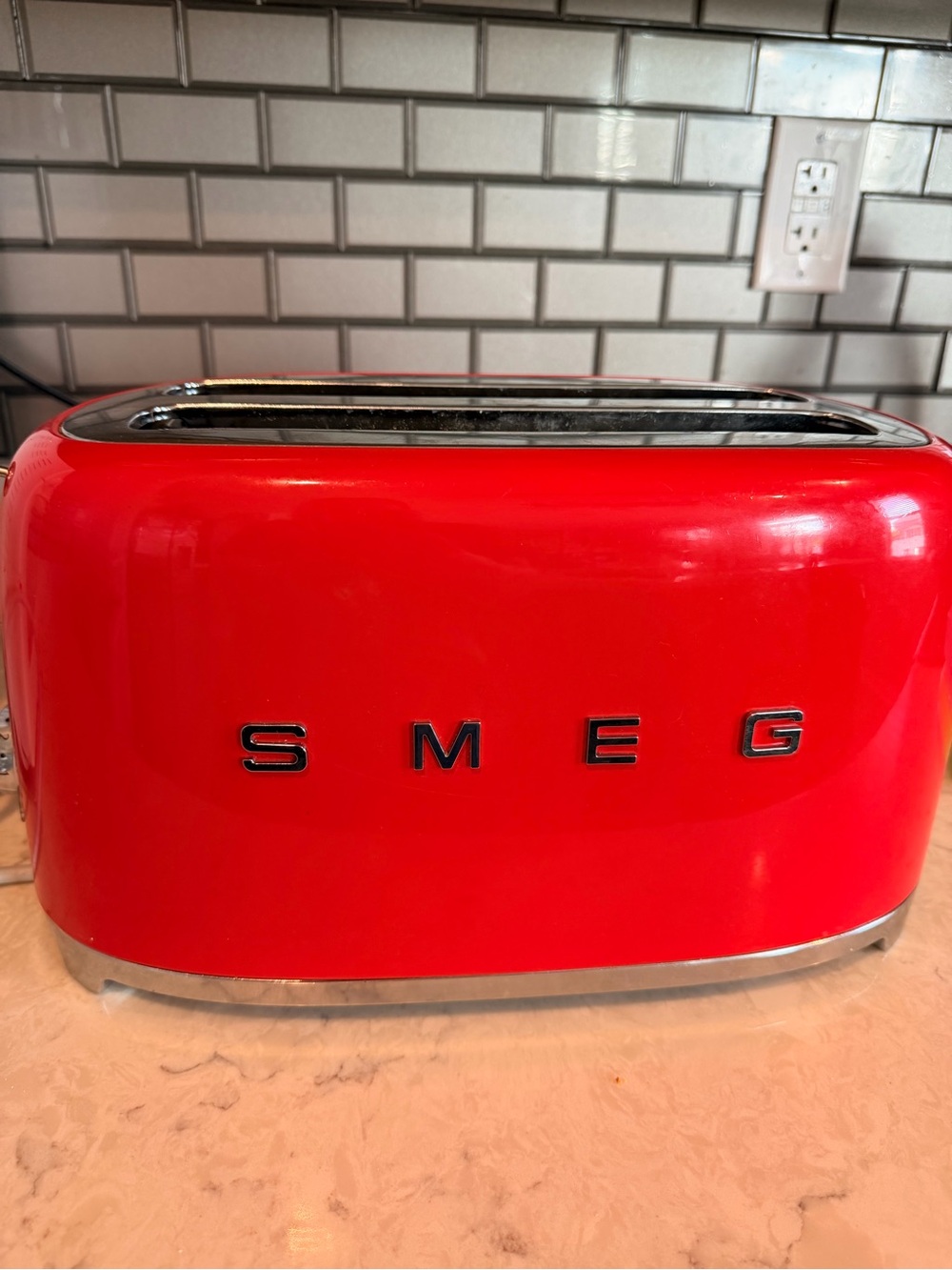 SMEG Red 4 Slice Retro Toaster